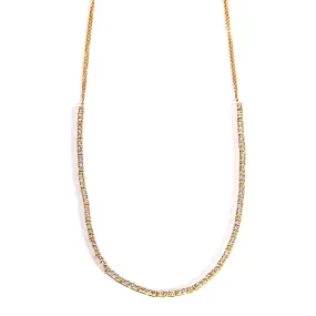 14KT Gold, 1ct Coco Diamond Tennis Necklace