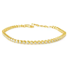 14KT Gold Diamond Emma Tennis Bracelet