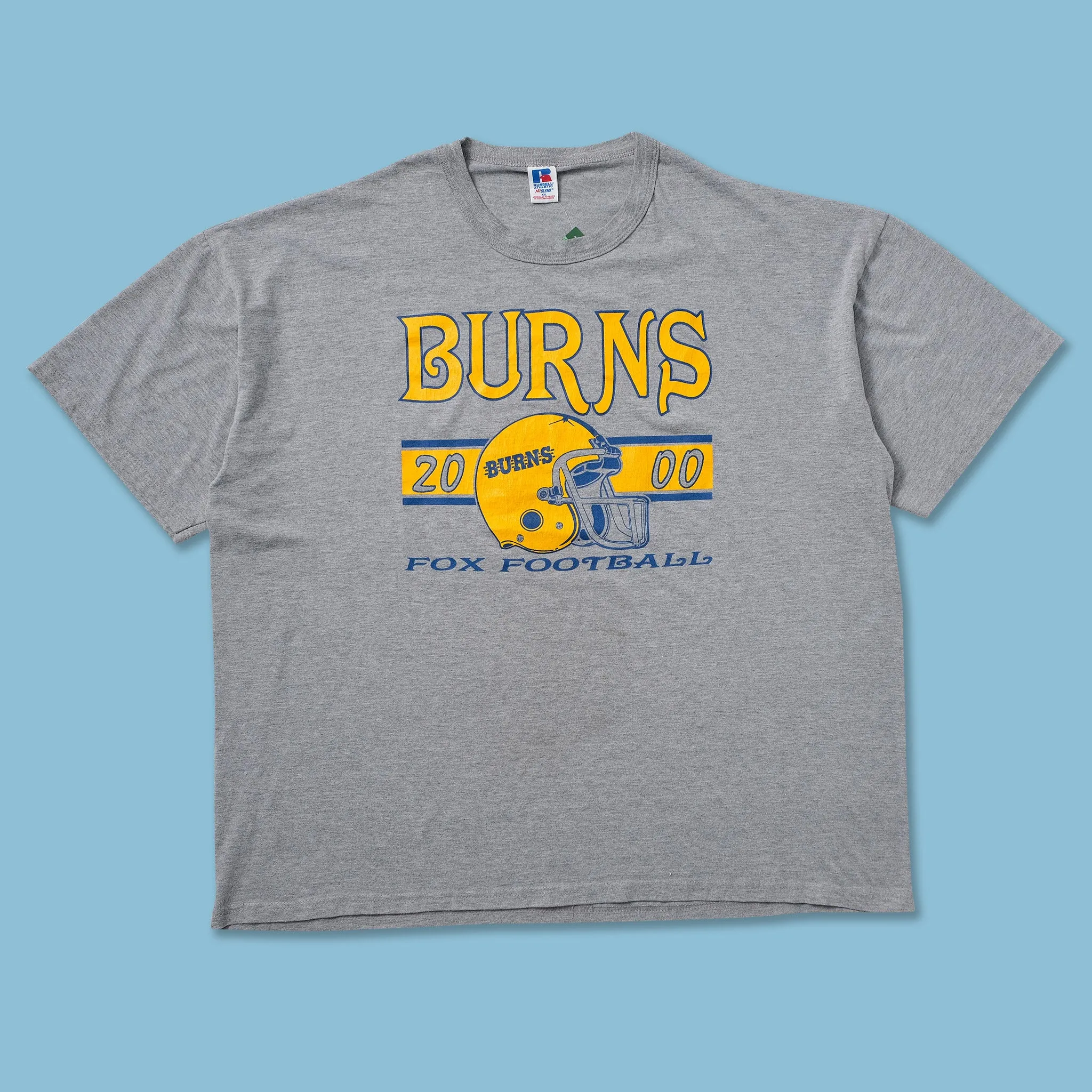 2000 Burns Football T-Shirt XXL