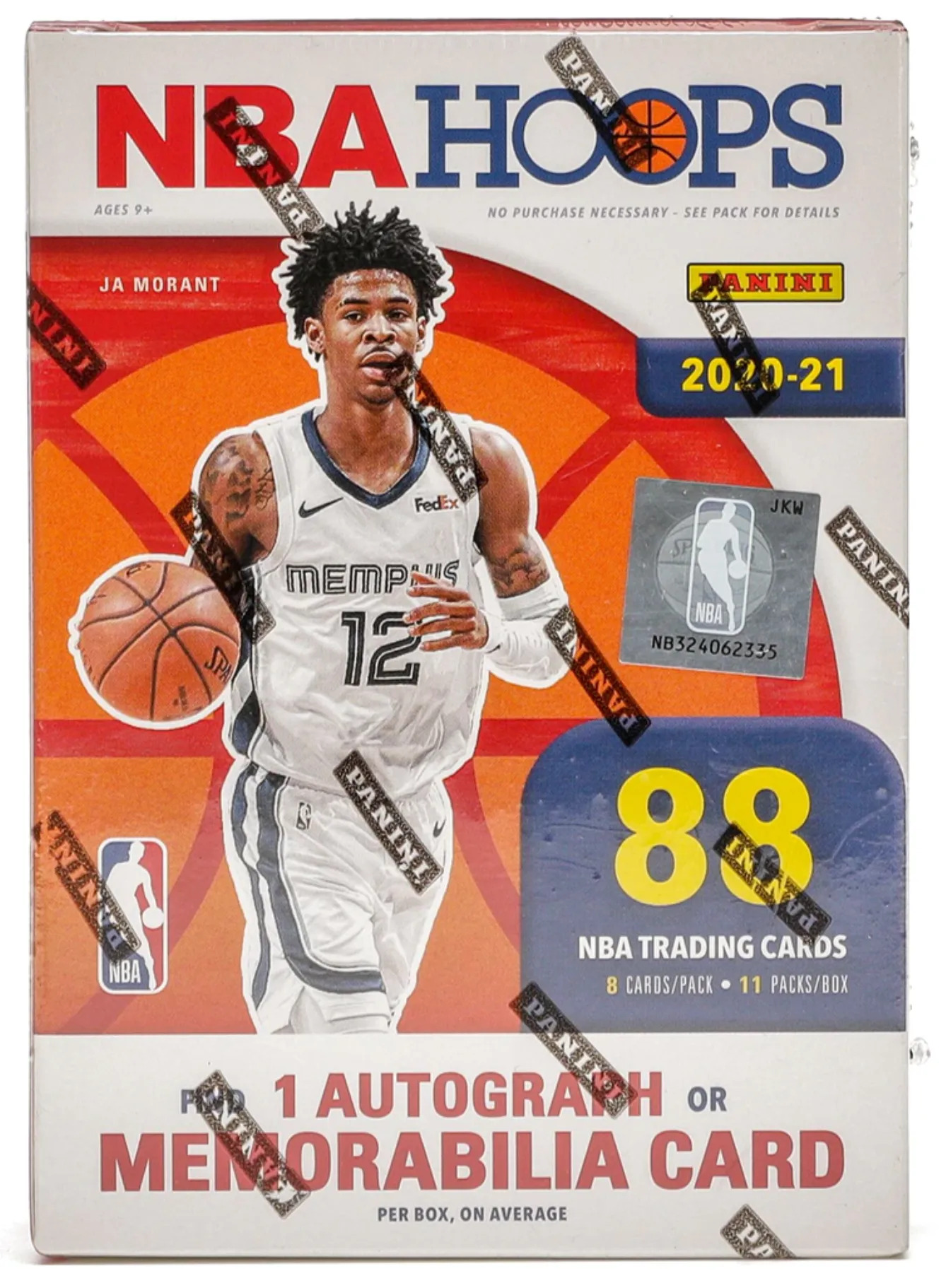 2020-21 Panini NBA Hoops Basketball Blaster Box