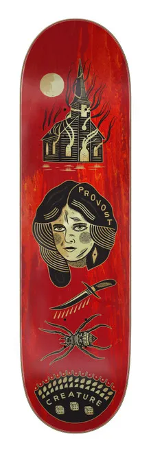 8.47in Provost Origins Creature Skateboard Deck