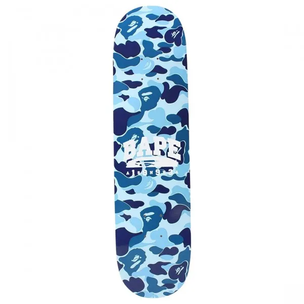 A Bathing Ape ABC Camo Skateboard (blue)