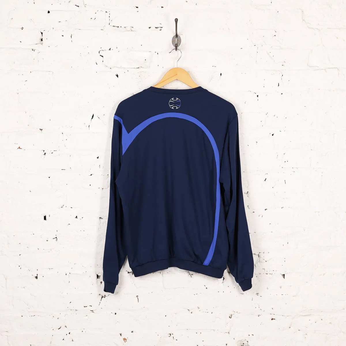 Adidas Chelsea Football Training Sweatshirt -  Blue - M