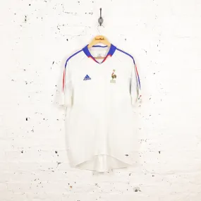 Adidas France 2004 Away Football Shirt - White - L