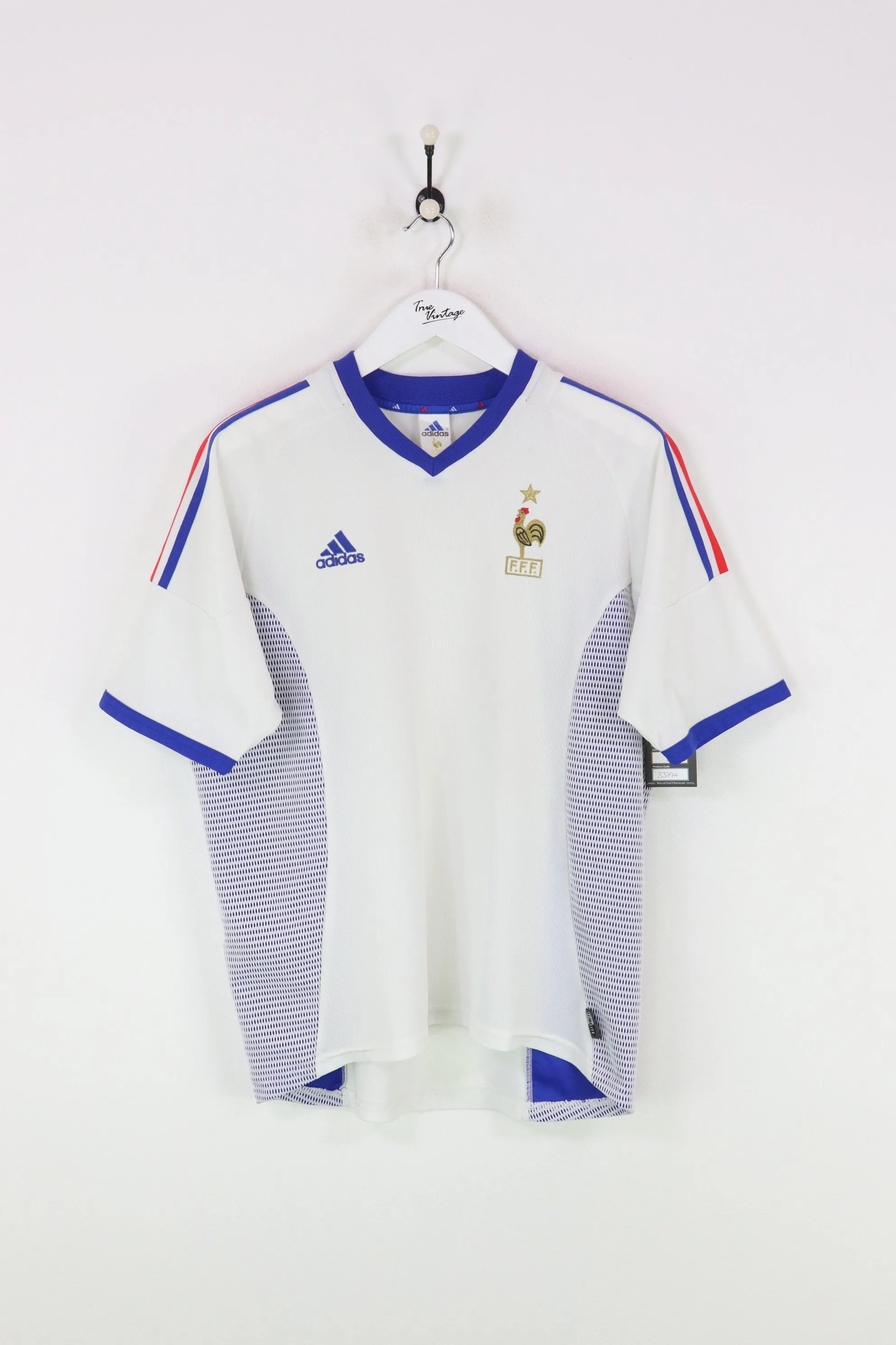 Adidas France Football Shirt White Large