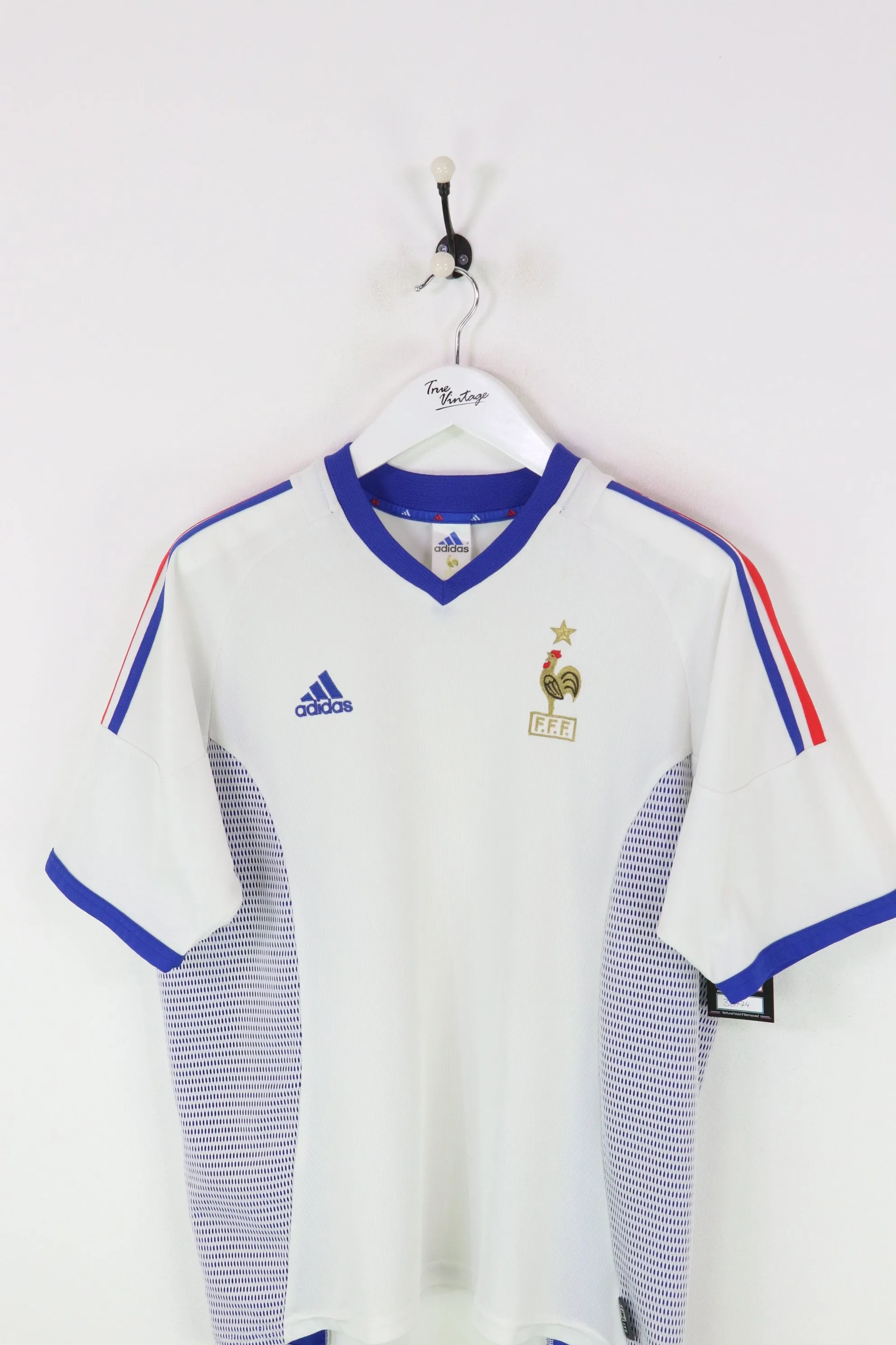 Adidas France Football Shirt White Large