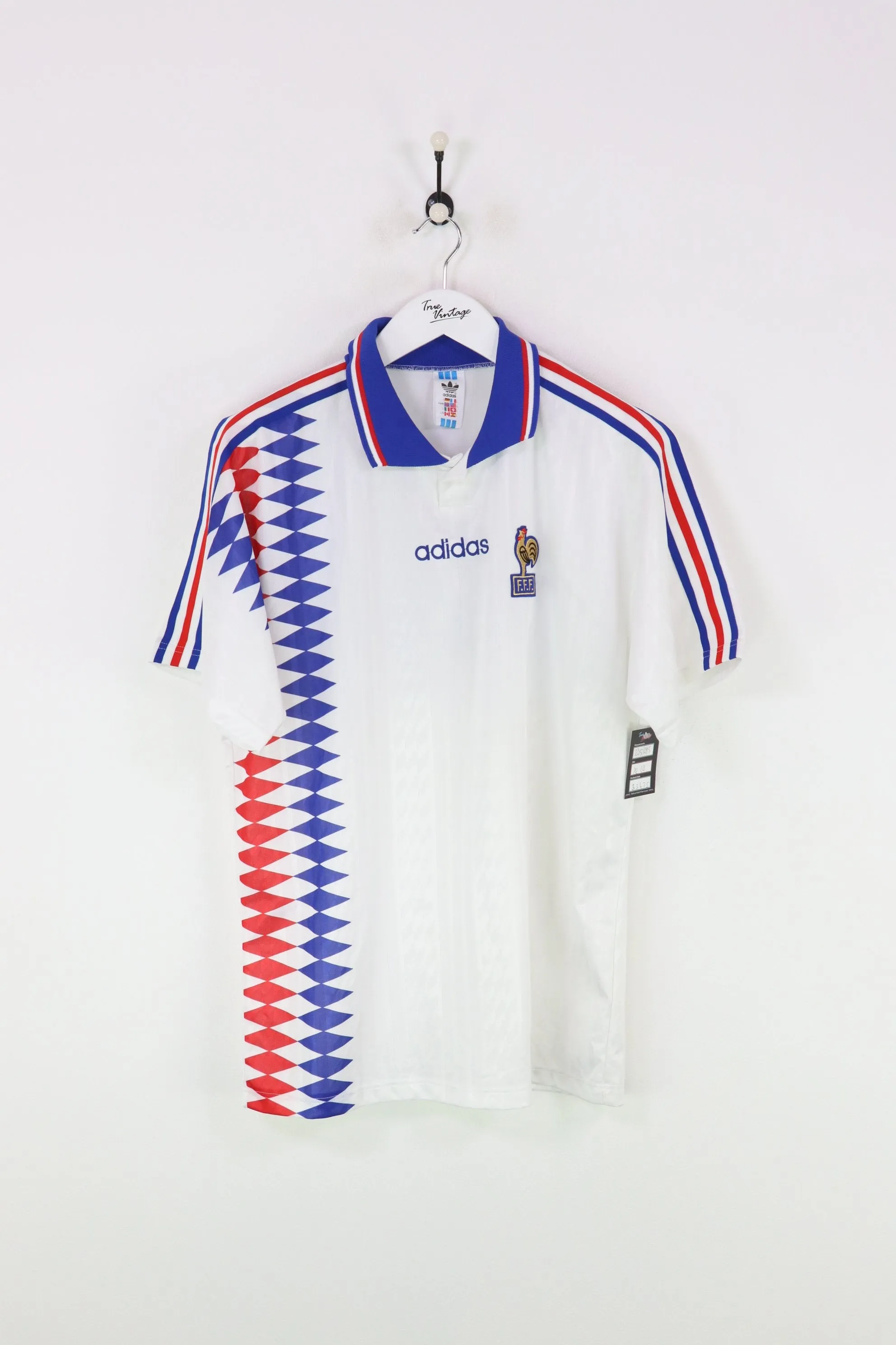 Adidas France Football Shirt White XL