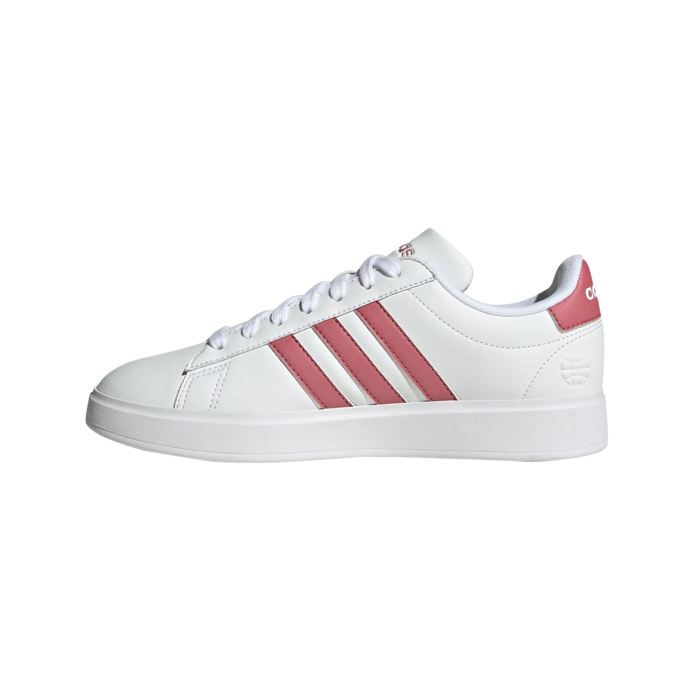 adidas Grand Court 2.0 Trainers - Womens - White/Pink/White