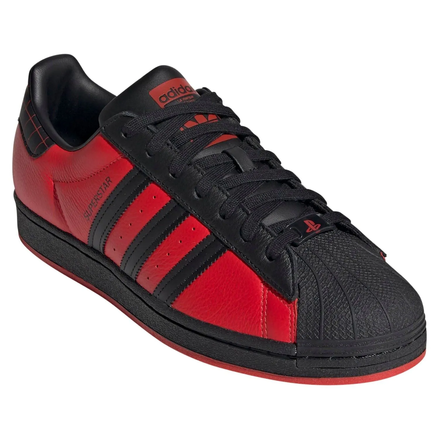 adidas Originals Superstar Spider-Man: Miles Morales Trainers - Red