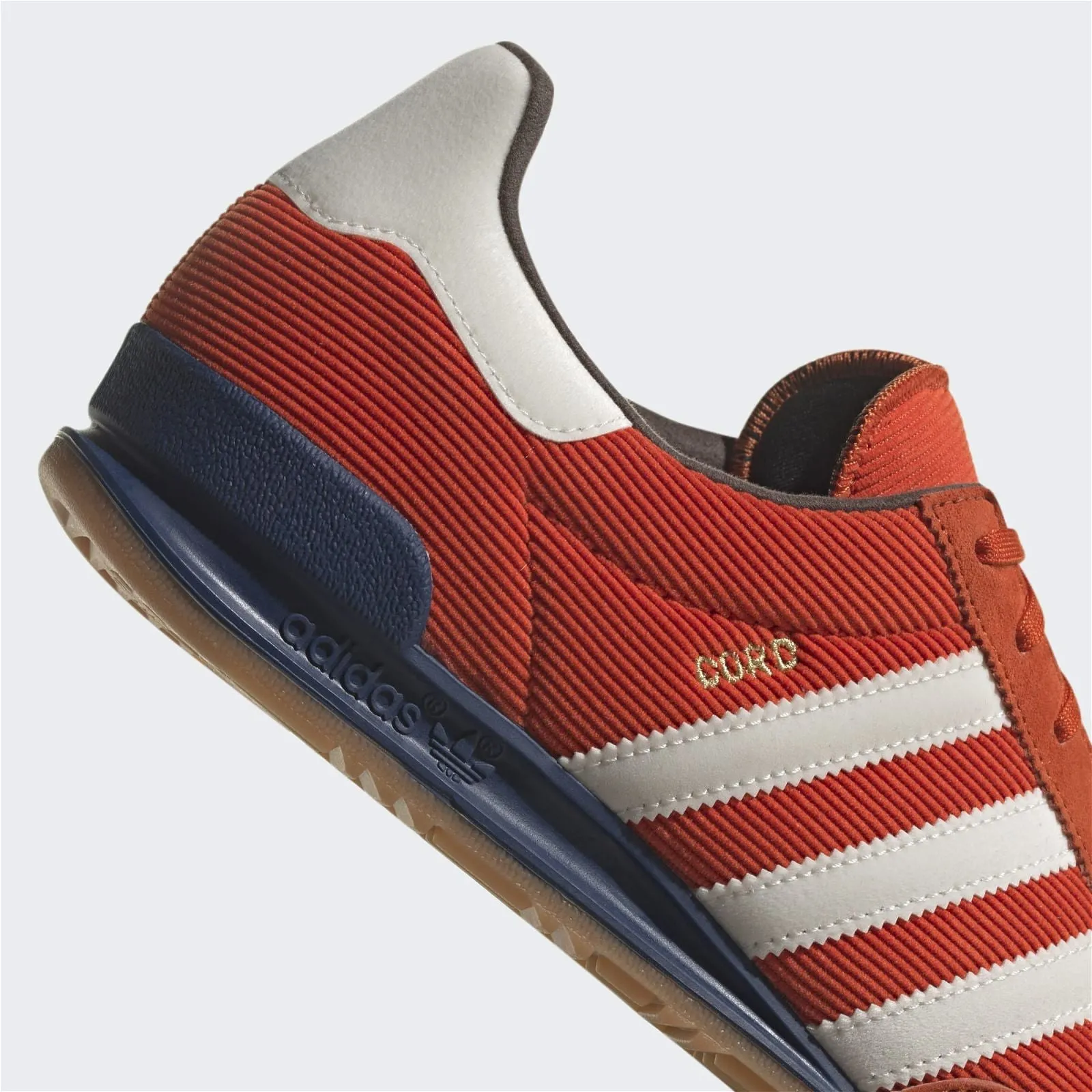 adidas Originals Unisex Cord Trainers - Orange / White