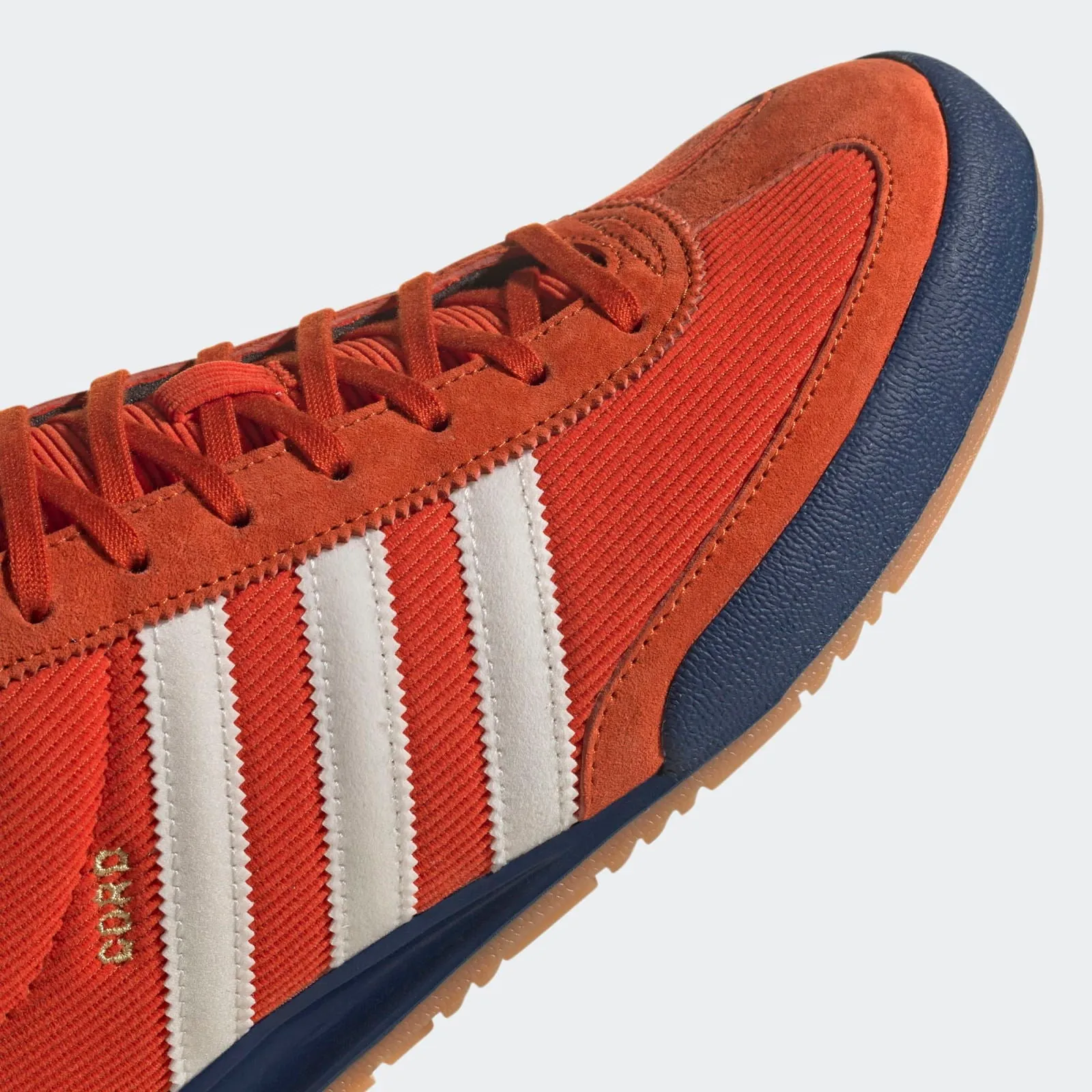 adidas Originals Unisex Cord Trainers - Orange / White