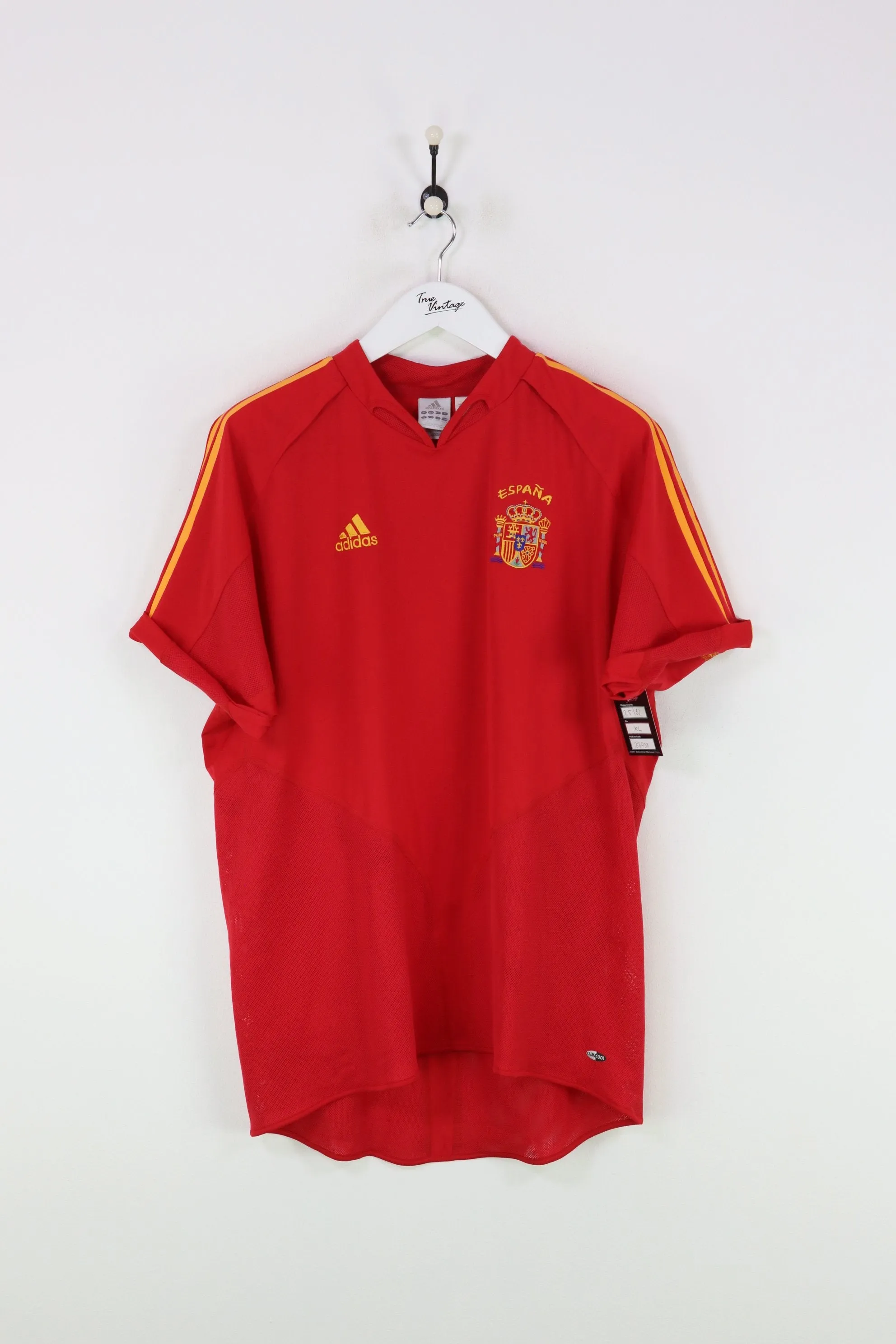 Adidas Spain Football Shirt Red XL