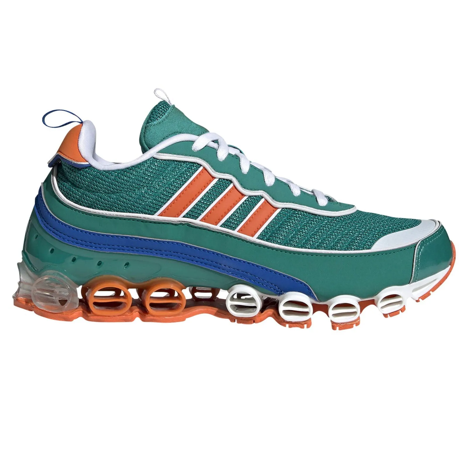 adidas Unisex Microbounce T1 Trainers - Glory Green / Orange