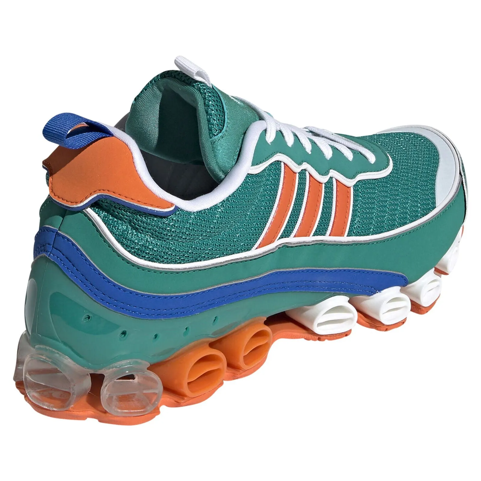 adidas Unisex Microbounce T1 Trainers - Glory Green / Orange