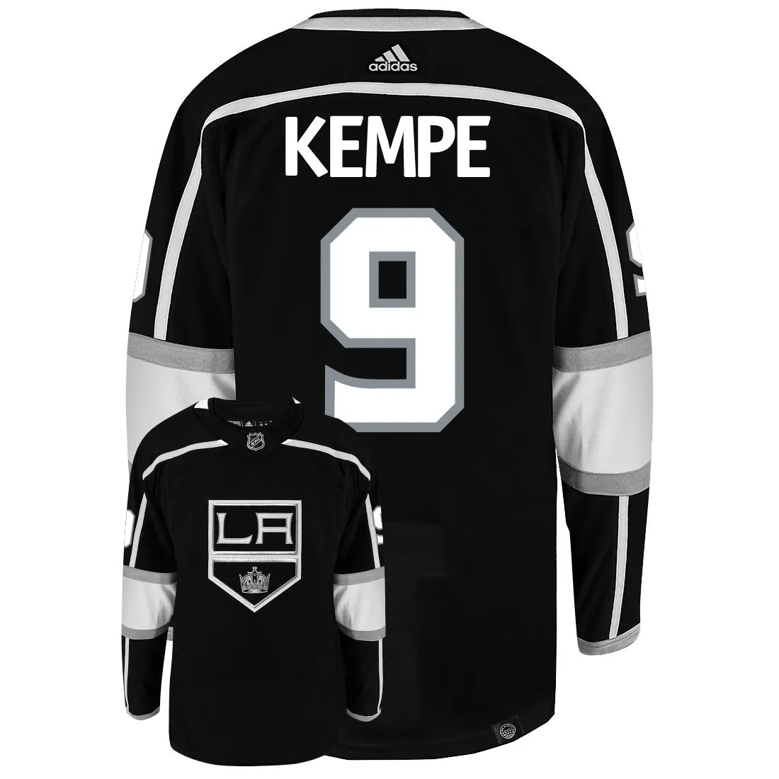 Adrian Kempe Los Angeles Kings Adidas Primegreen Authentic NHL Hockey Jersey     