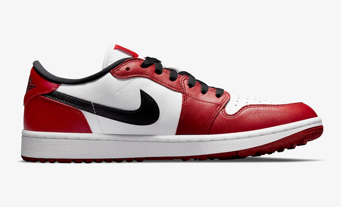 Air Jordan 1 Low Golf Chicago Varsity Red Black White DD9315-600