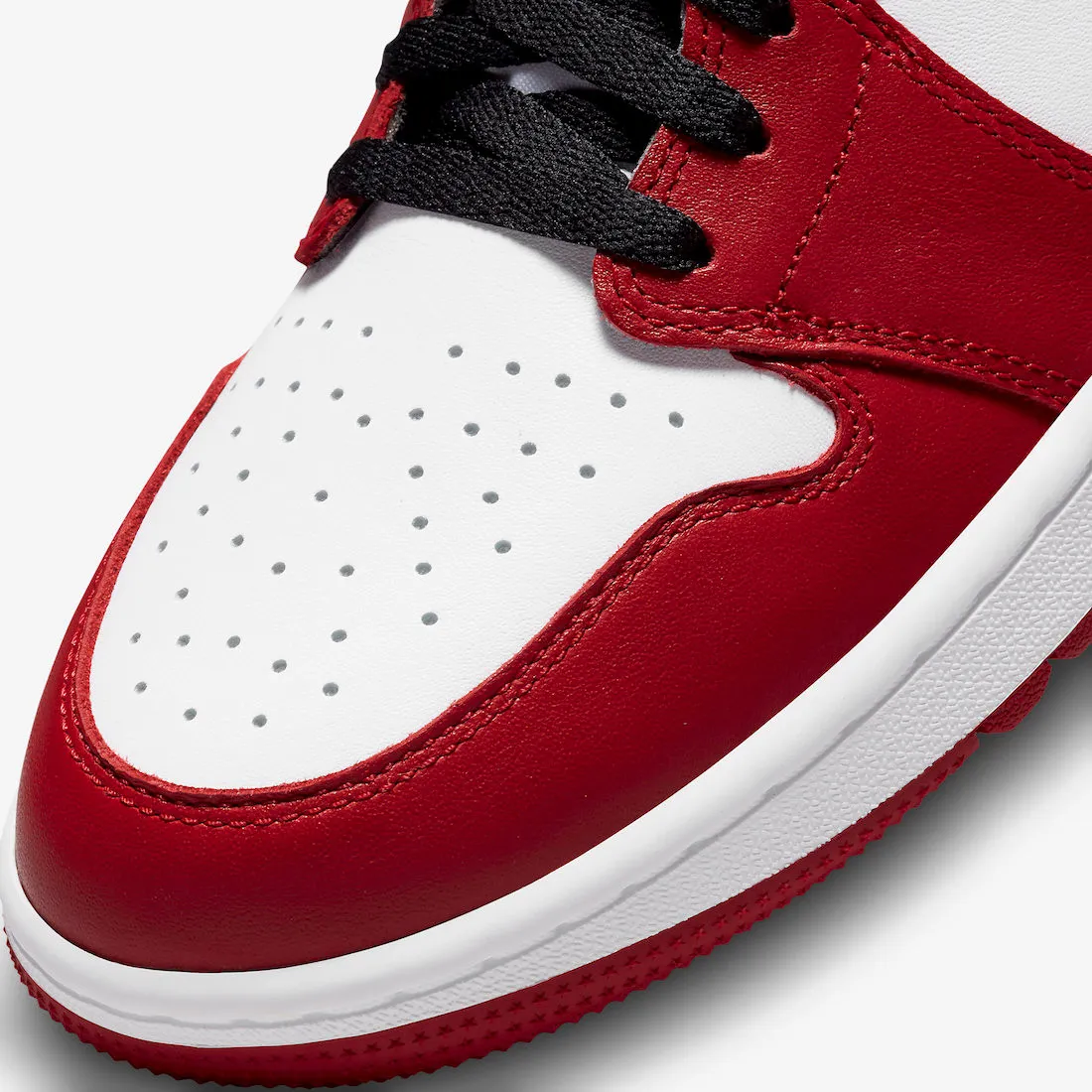 Air Jordan 1 Low Golf Chicago Varsity Red Black White DD9315-600