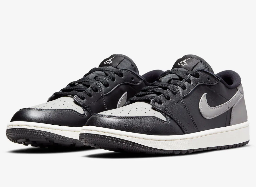 Air Jordan 1 Low Golf Shadow Black Medium Grey Sail DD9315-001