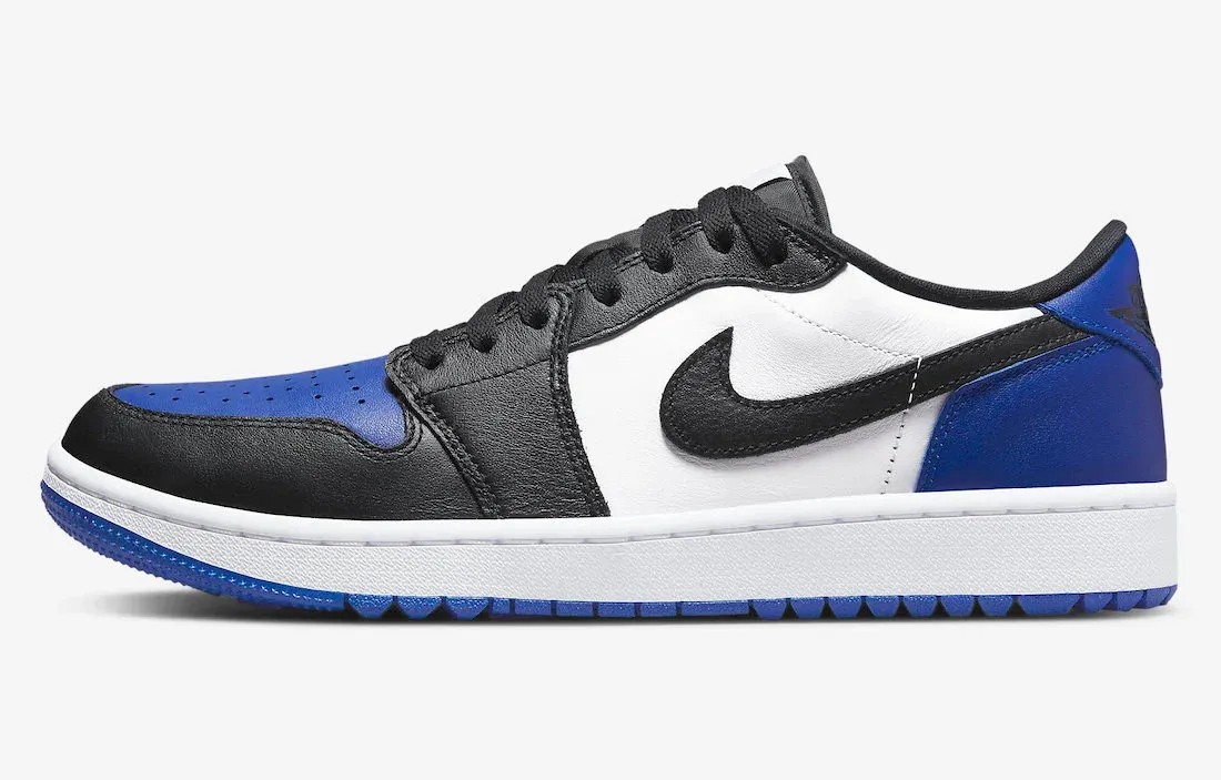 Air Jordan 1 Retro Low Golf Royal Toe White Black Sport Royal DD9315-102