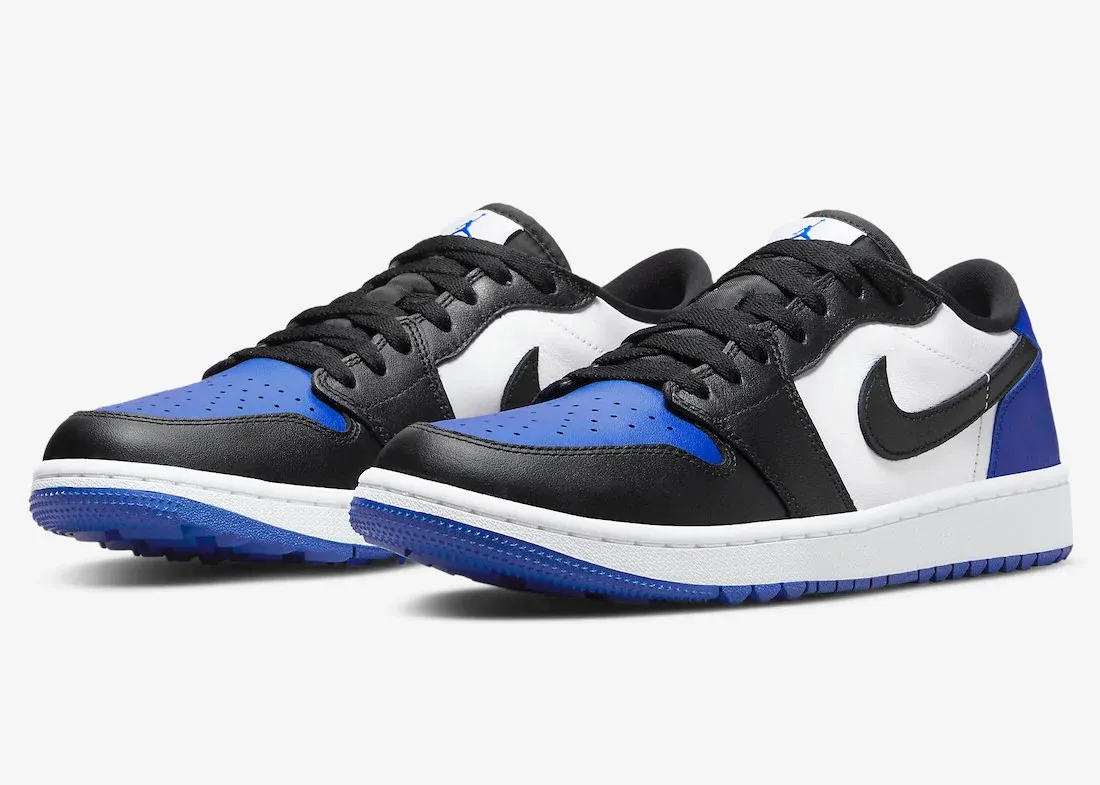 Air Jordan 1 Retro Low Golf Royal Toe White Black Sport Royal DD9315-102