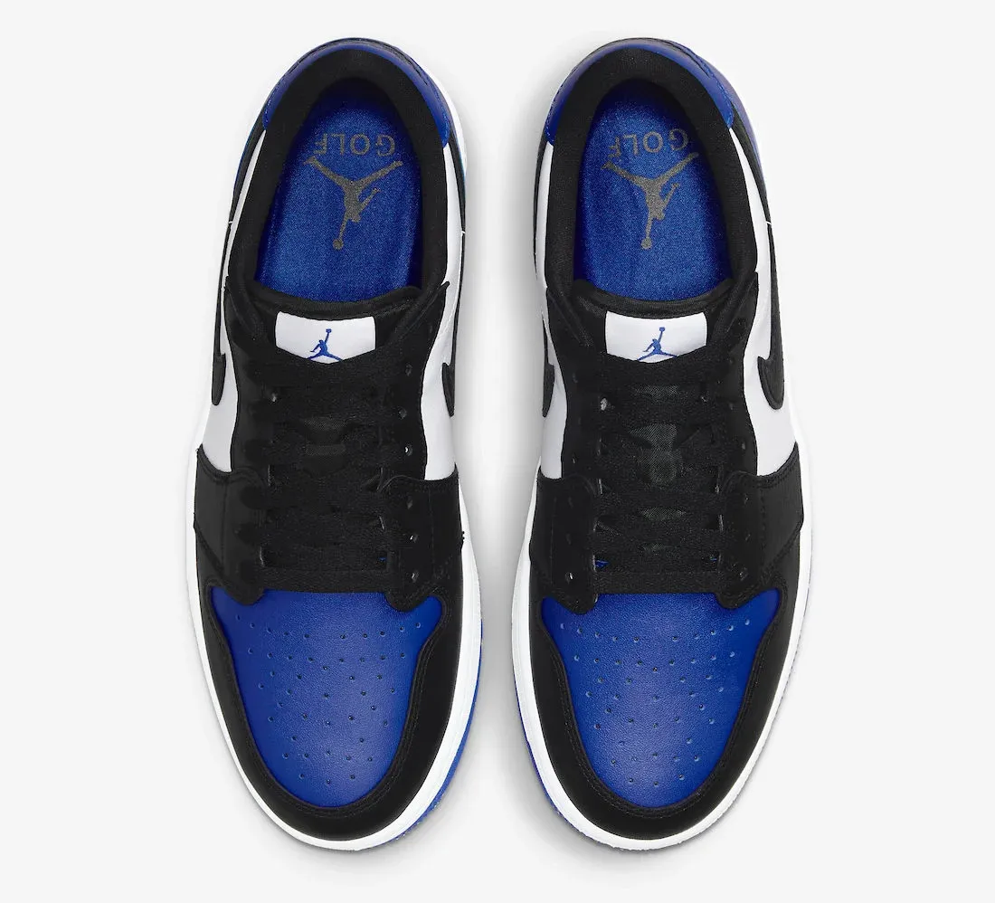 Air Jordan 1 Retro Low Golf Royal Toe White Black Sport Royal DD9315-102