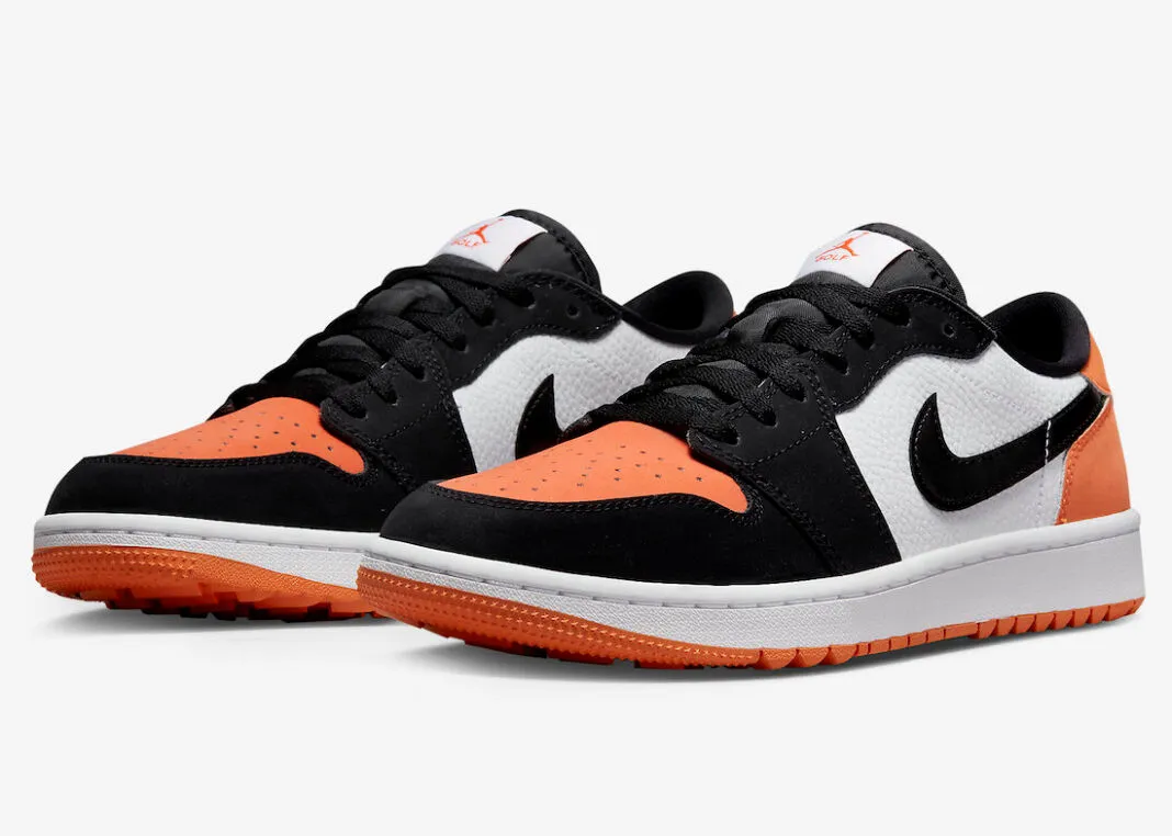 Air Jordan 1 Retro Low Golf Shattered Backboard Black White DD9315-800