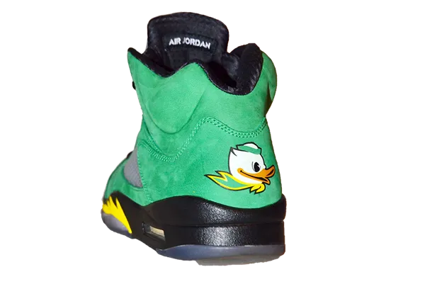 Air Jordan 5 PE Oregon Football