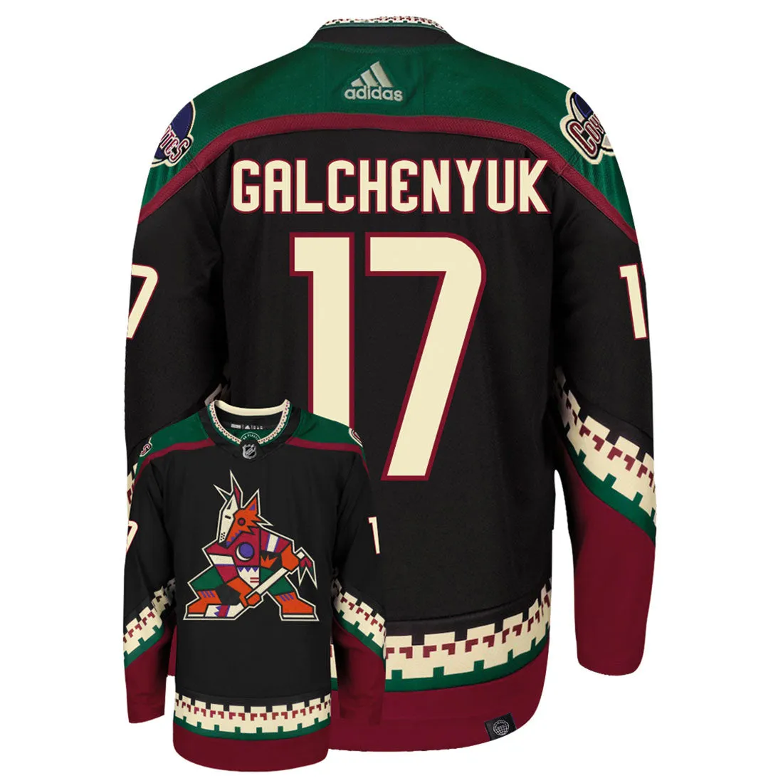 Alex Galchenyuk Arizona Coyotes Adidas Primegreen Authentic NHL Hockey Jersey     