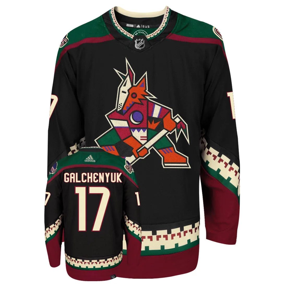 Alex Galchenyuk Arizona Coyotes Adidas Primegreen Authentic NHL Hockey Jersey     