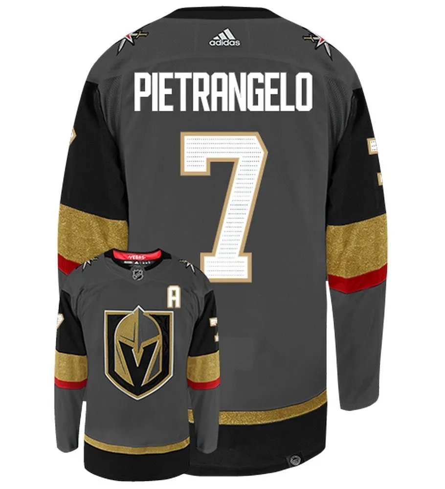 Alex Pietrangelo Vegas Golden Knights Adidas Primegreen Authentic NHL Hockey Jersey     