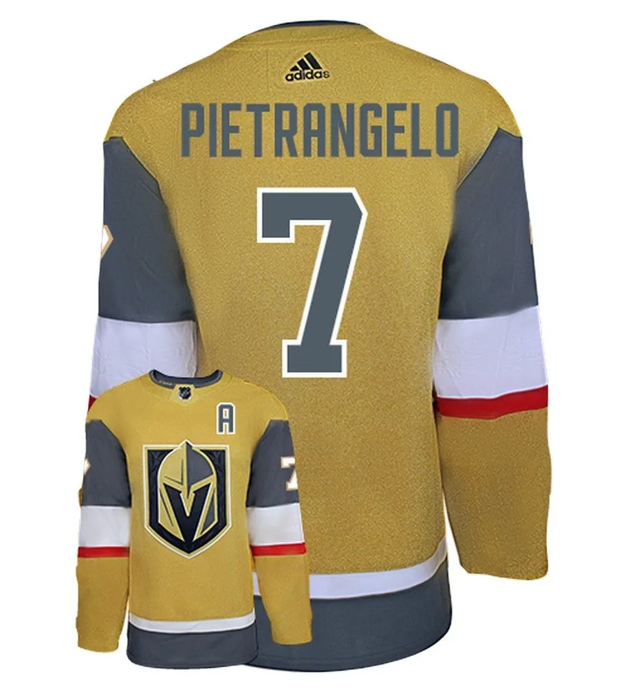 Alex Pietrangelo Vegas Golden Knights Adidas Primegreen Authentic NHL Hockey Jersey     