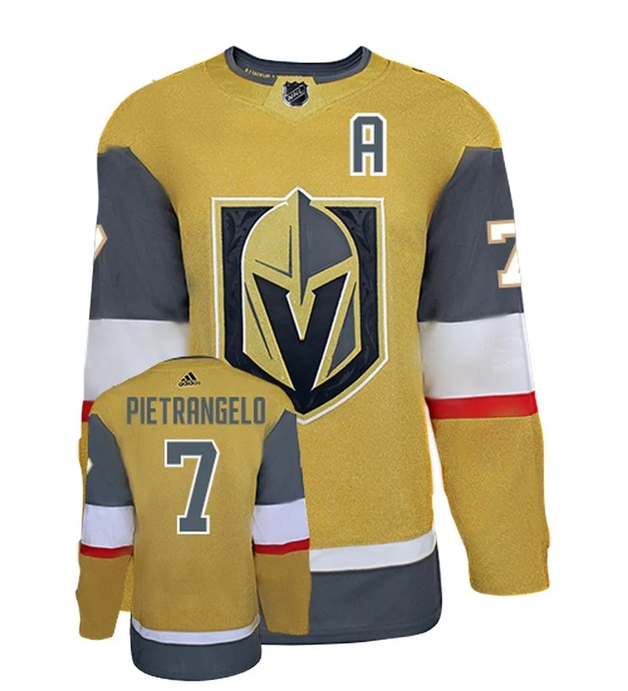 Alex Pietrangelo Vegas Golden Knights Adidas Primegreen Authentic NHL Hockey Jersey     