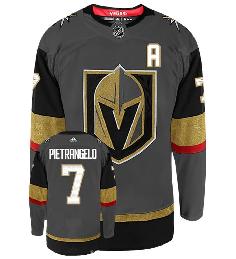 Alex Pietrangelo Vegas Golden Knights Adidas Primegreen Authentic NHL Hockey Jersey     