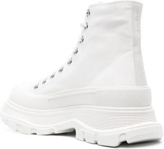 Alexander McQueen chunky high-top sneakers White