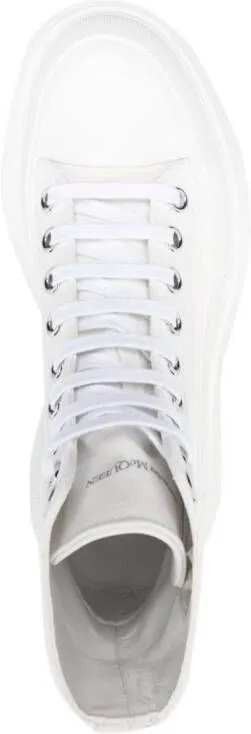 Alexander McQueen chunky high-top sneakers White