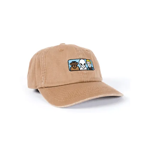 Alien Workshop Skateboard Hat Missing Link Embroidered Twill Brown