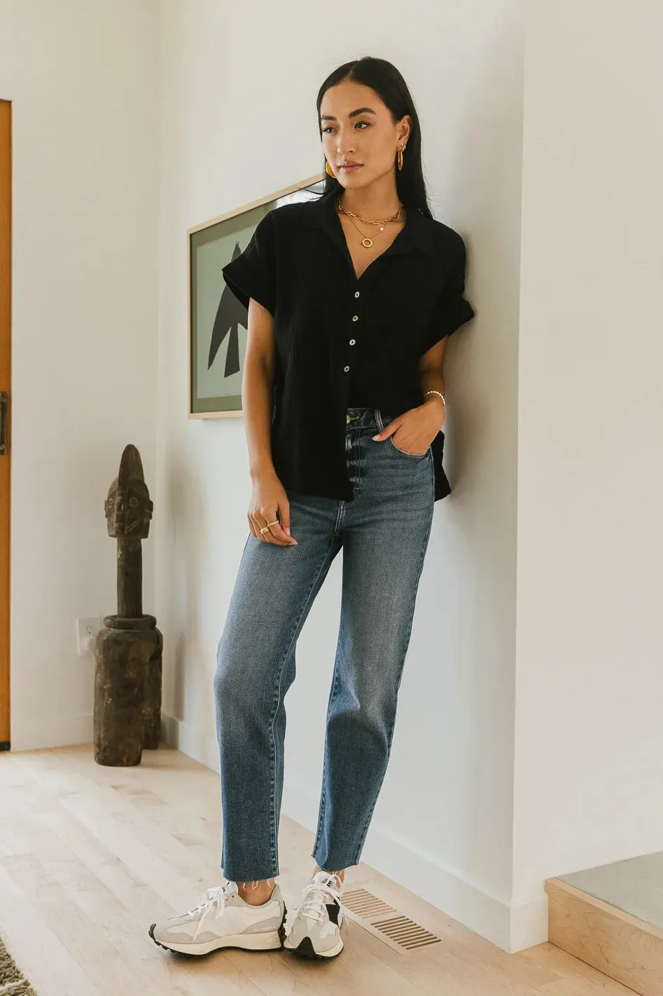 Amelia Straight Leg Jeans in Medium Wash - FINAL SALE