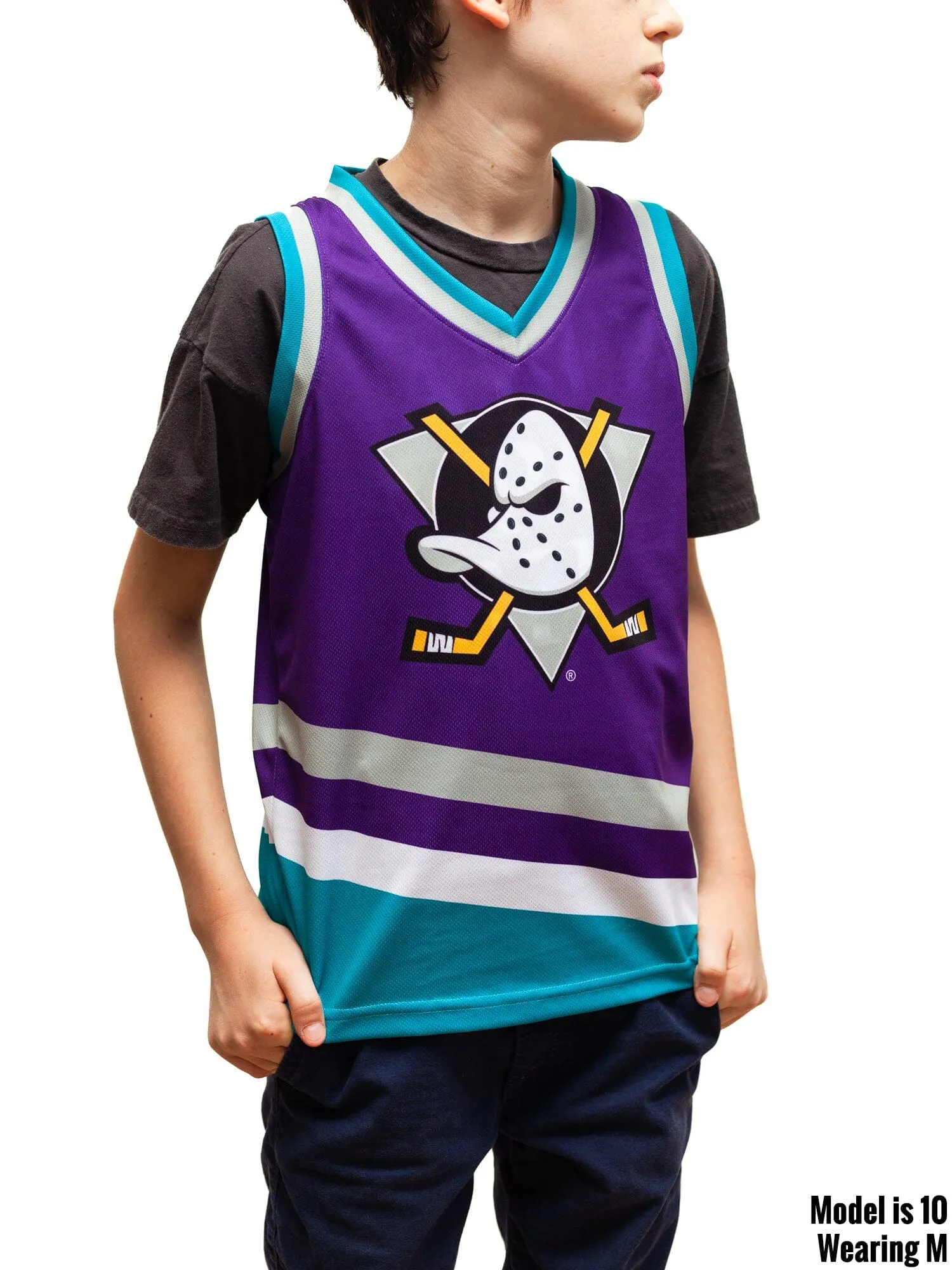 Anaheim Ducks Retro Alternate Youth Hockey Tank