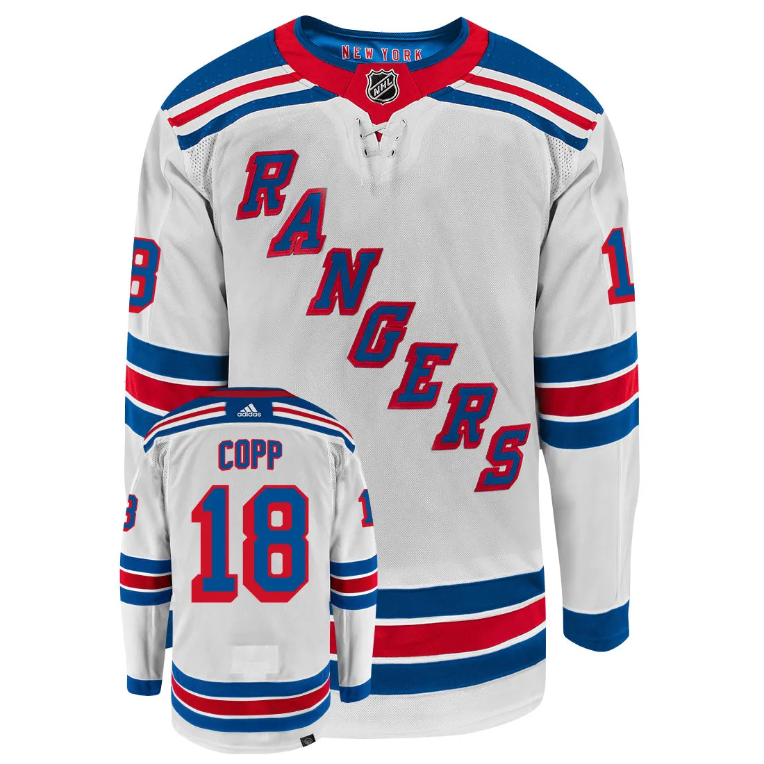 Andrew Copp New York Rangers Adidas Primegreen Authentic NHL Hockey Jersey     