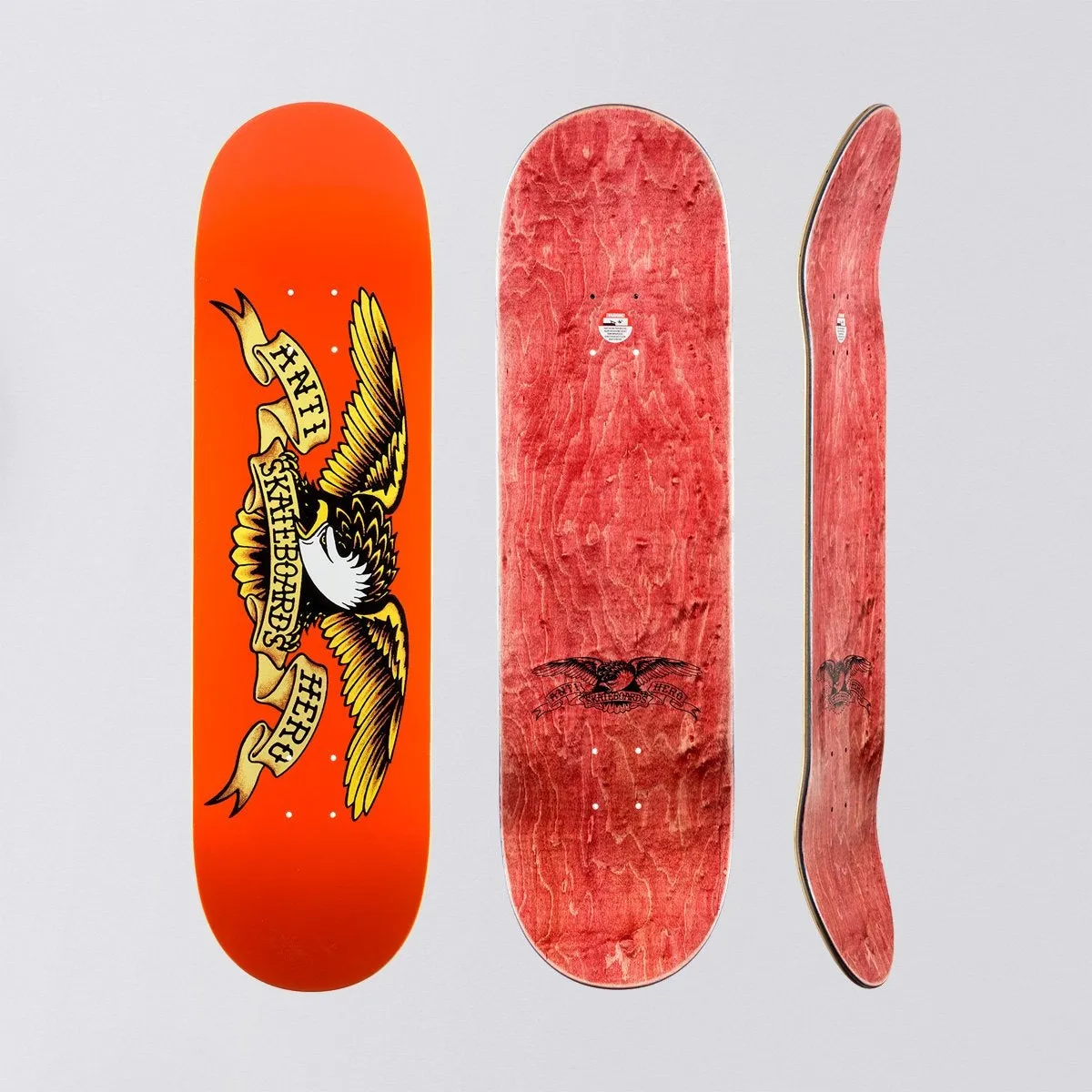 Antihero Classic Eagle Skateboard Deck Orange - 9"