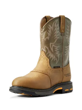 Ariat 10008633 Mens WorkHog Waterproof Work Boot Aged Bark