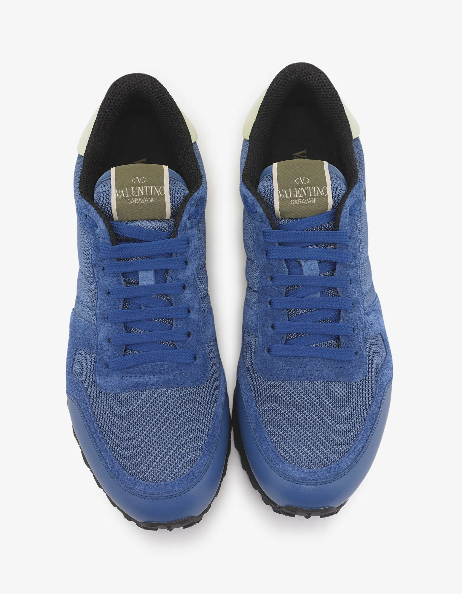 Azure Blue Nylon Mesh Rockrunner Trainers -