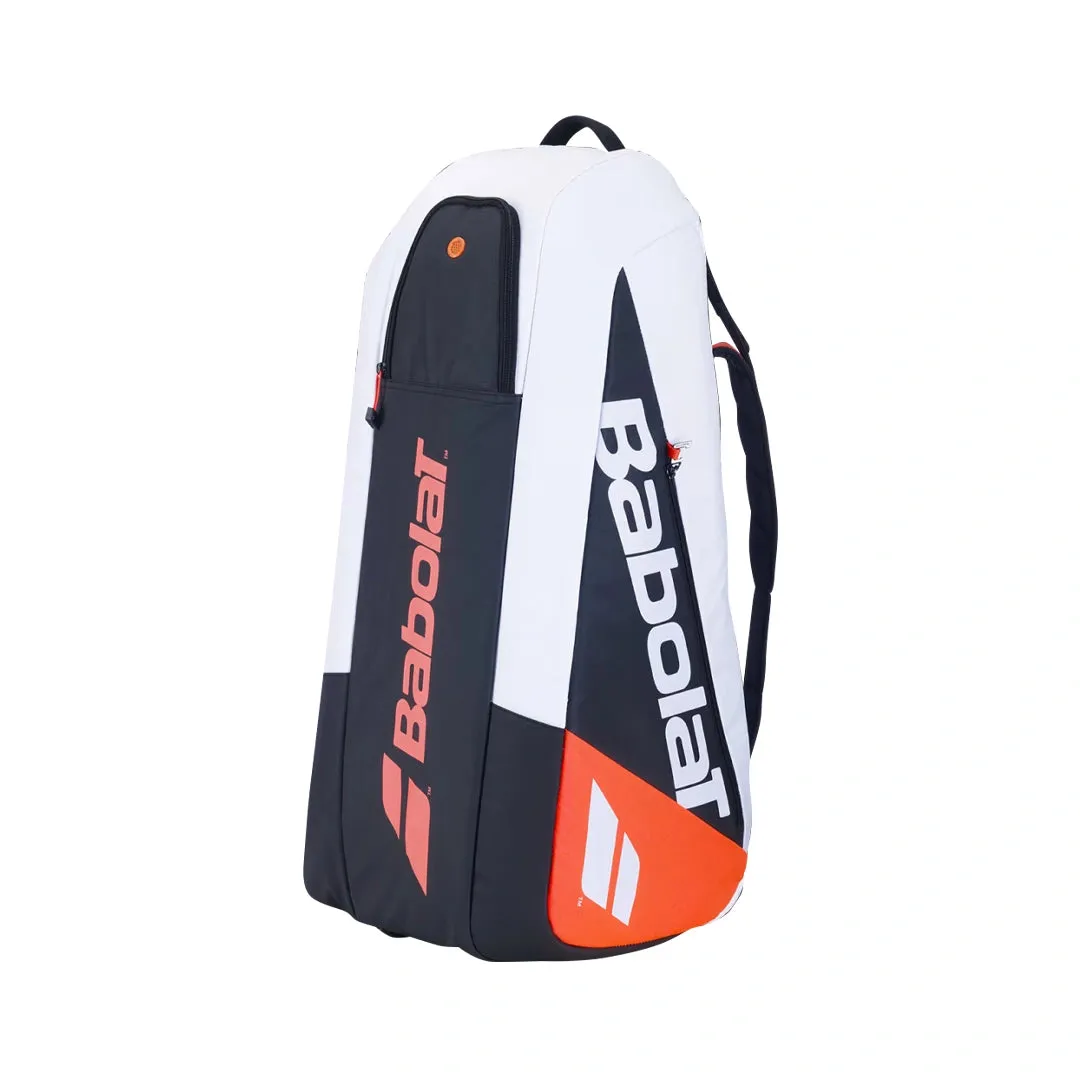 Babolat RH X6Pure Strike Tennis Kitbag - White/ Black/ Red