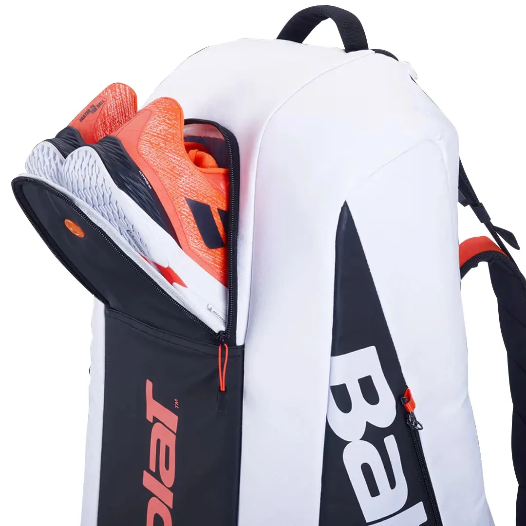 Babolat RH X6Pure Strike Tennis Kitbag - White/ Black/ Red