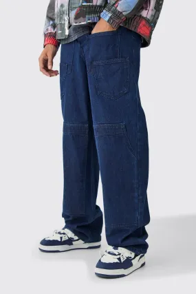 Baggy Rigid Multi Pocket Carpenter Jeans