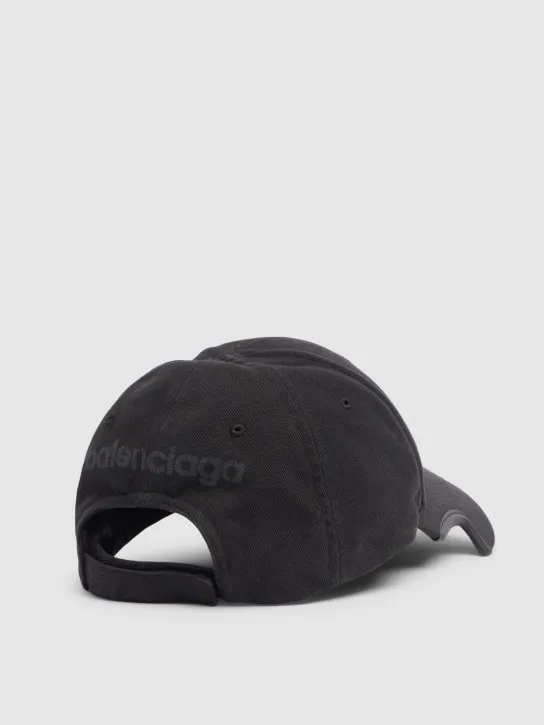 Balenciaga   3B Stencil cotton baseball cap 