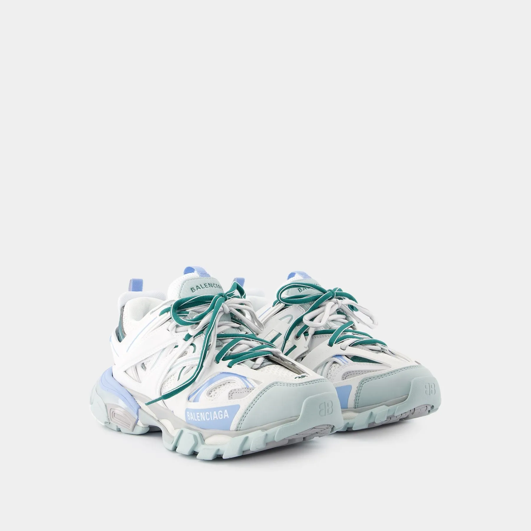 Balenciaga  Track Sneakers - Balenciaga - Synthetic - White/Blue/Grey