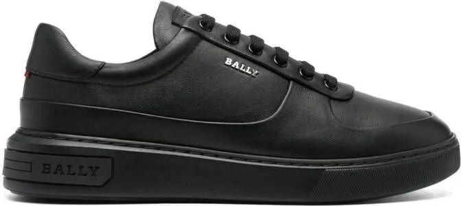 Bally Manny leather low-top sneakers Black