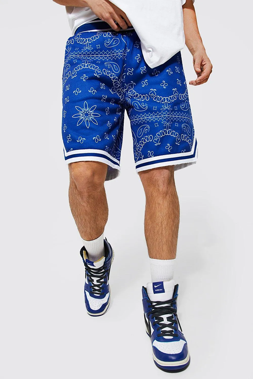 Basketball Bandana Short With Sports Rib