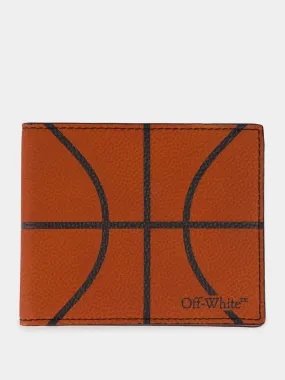 Basketball Leather Bifold Wallet